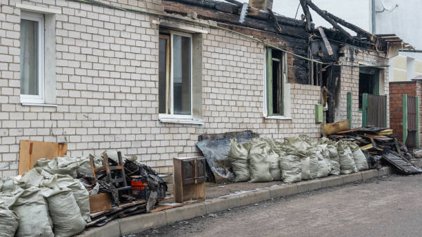 Professional Soot Cleanup technician working in Springfield, VA